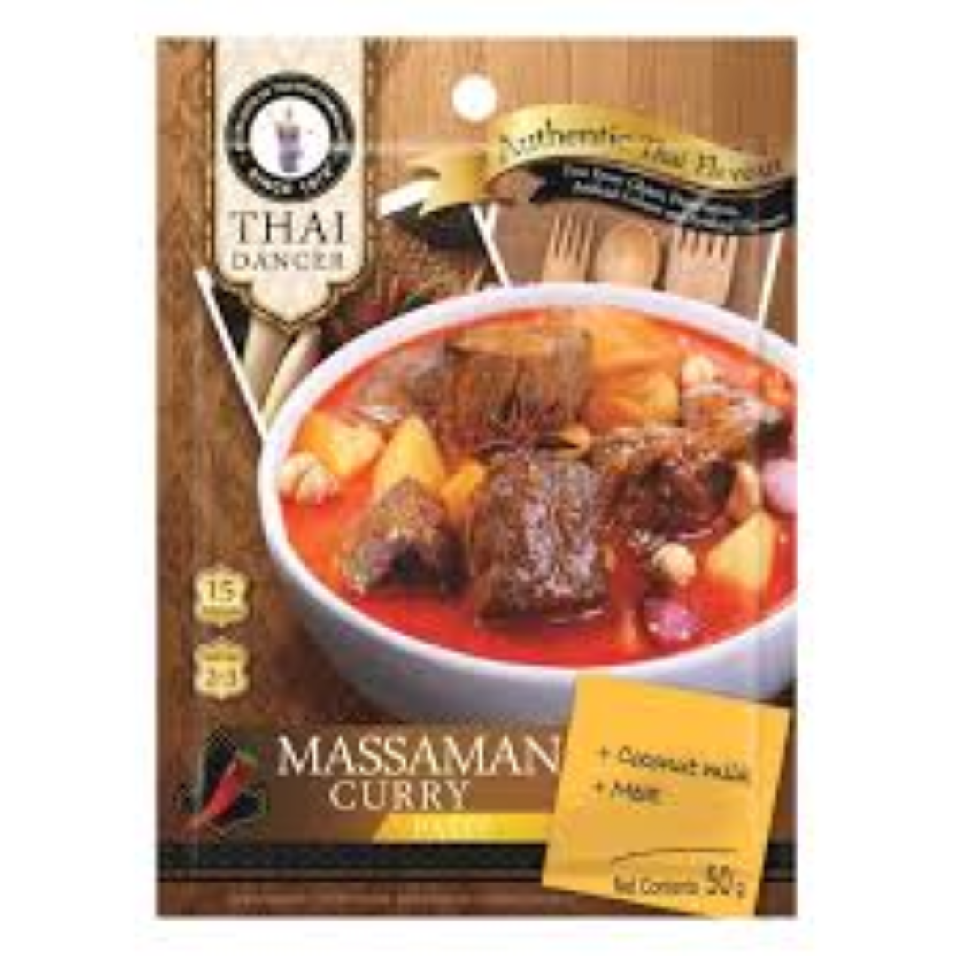 THAI DANCER MASSAMAN CURRY PASTE 50G